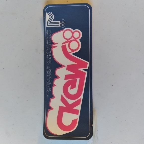 𝅺vtg 1980 lake placid  olympics license plate radio contest - Picture 2 of 4